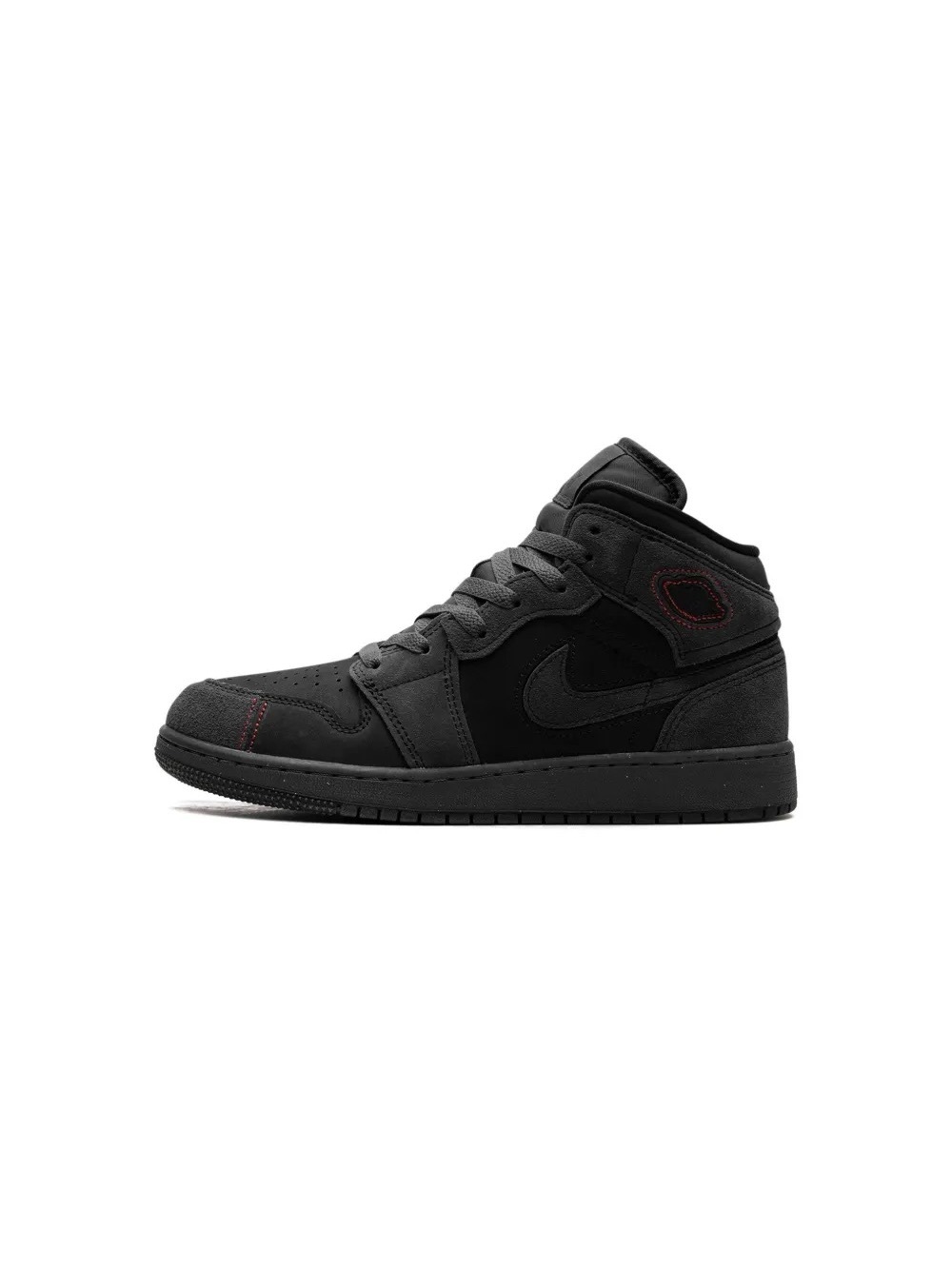 Nike Air Jordan 1 Mid SE Craft GS Youth 7 Dark Smoke Red FQ7742-001